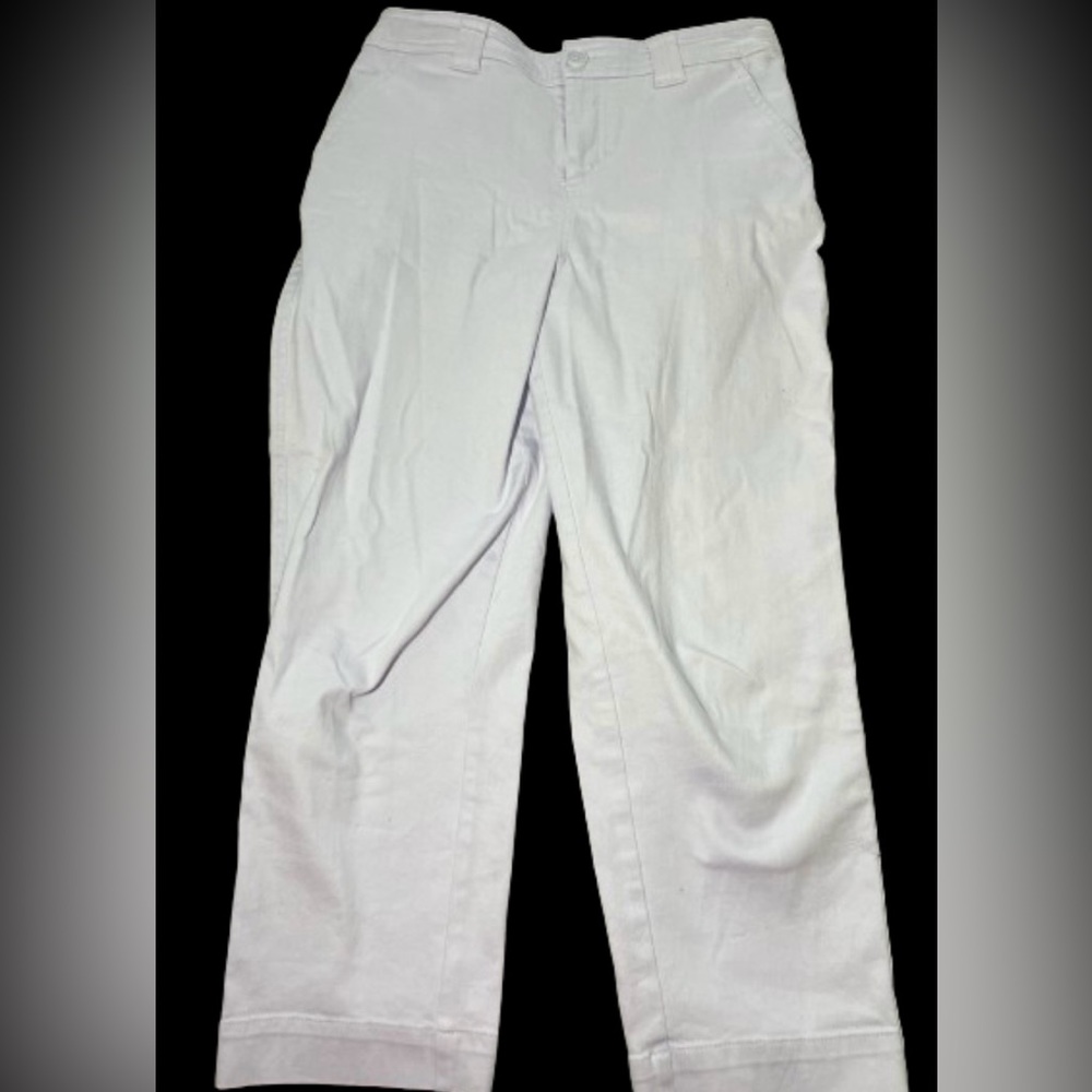 A New Day Lilac Straight Stretch Crop High Rise Jeans. Size 4